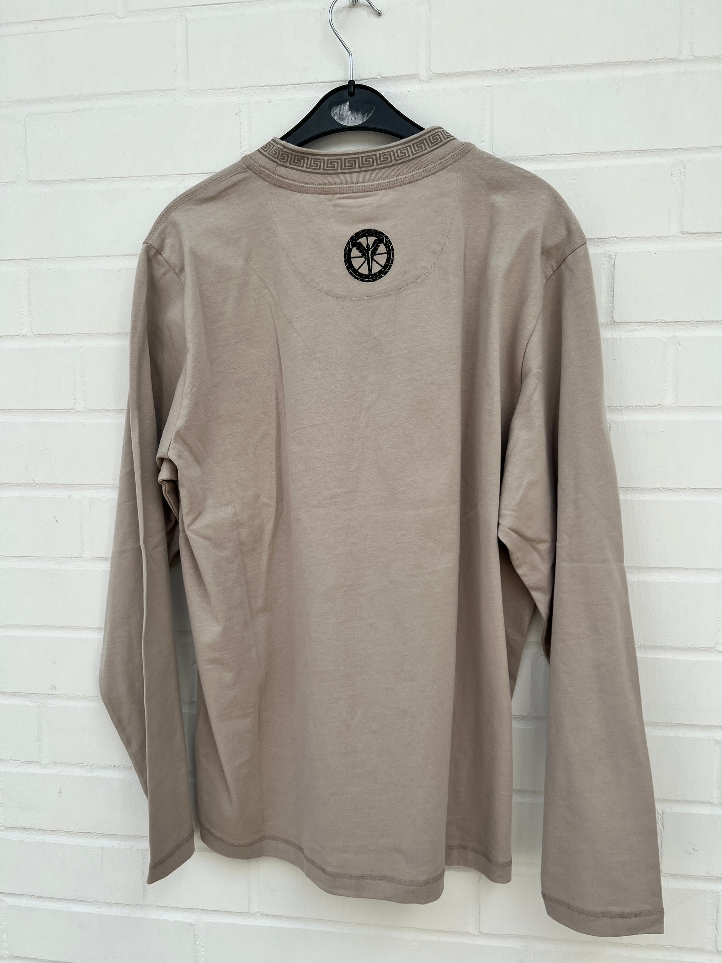 (Stange2) Carlo Colucci Langarmshirt beige Gr.L