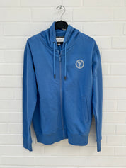 (156) Carlo Colucci Sweatjacke blau