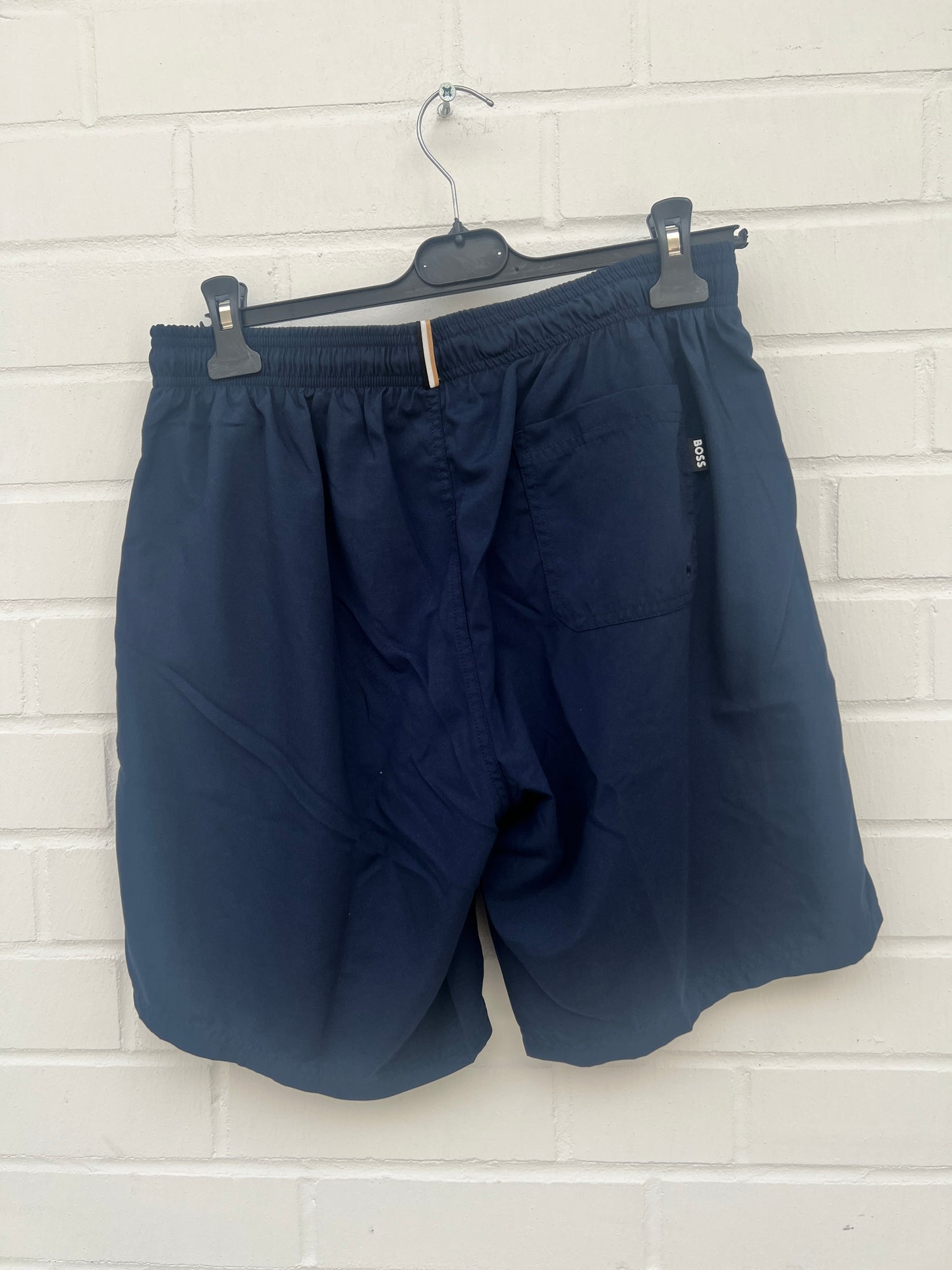 (31) Badehose dunkelblau logo
