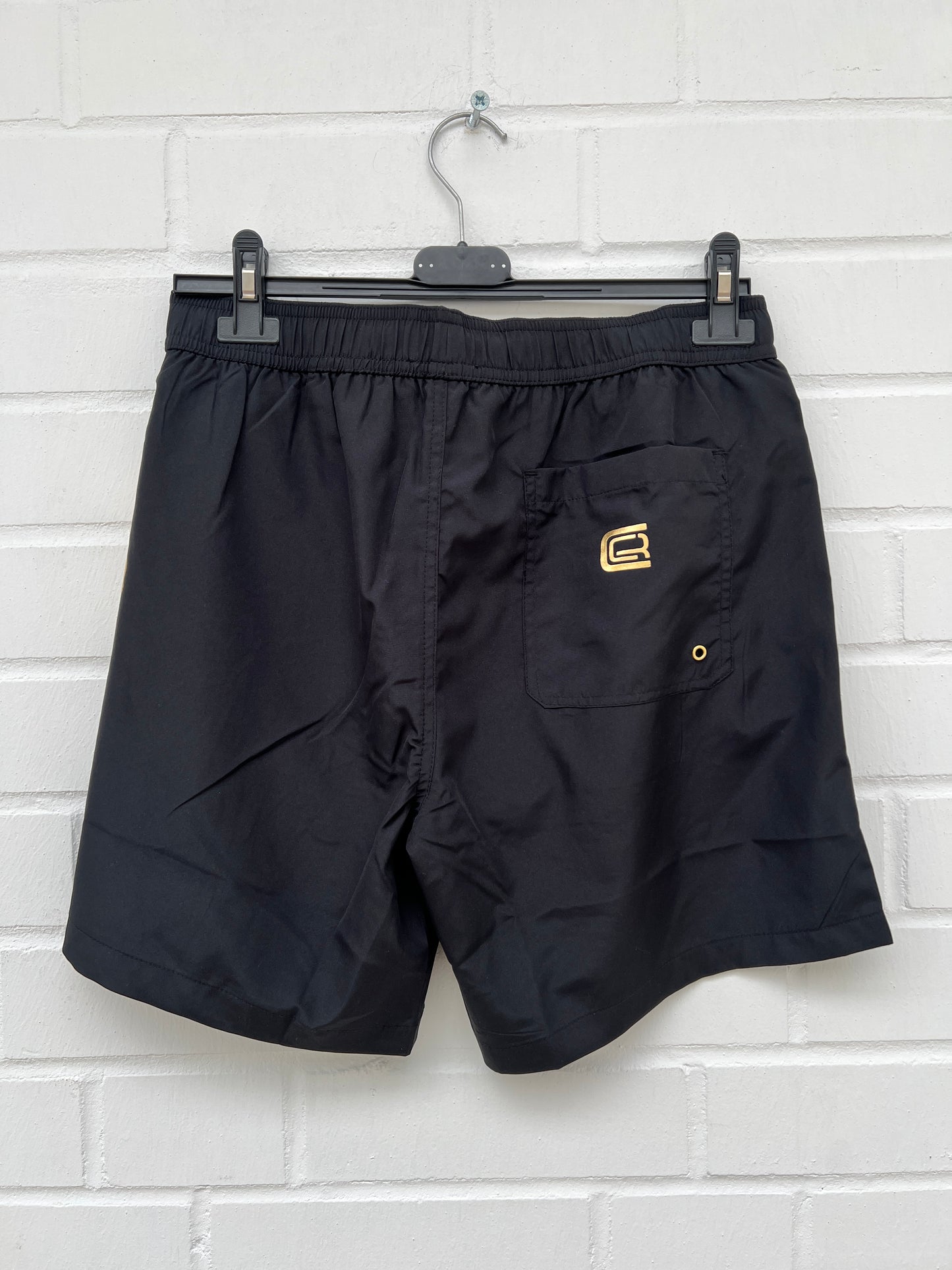 Badehose schwarz gold Gr. M