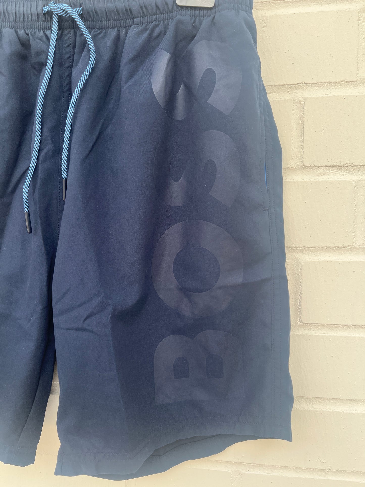 (31) Badehose dunkelblau logo