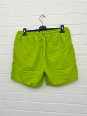 Badehose neongrün schwarz logo Gr.L
