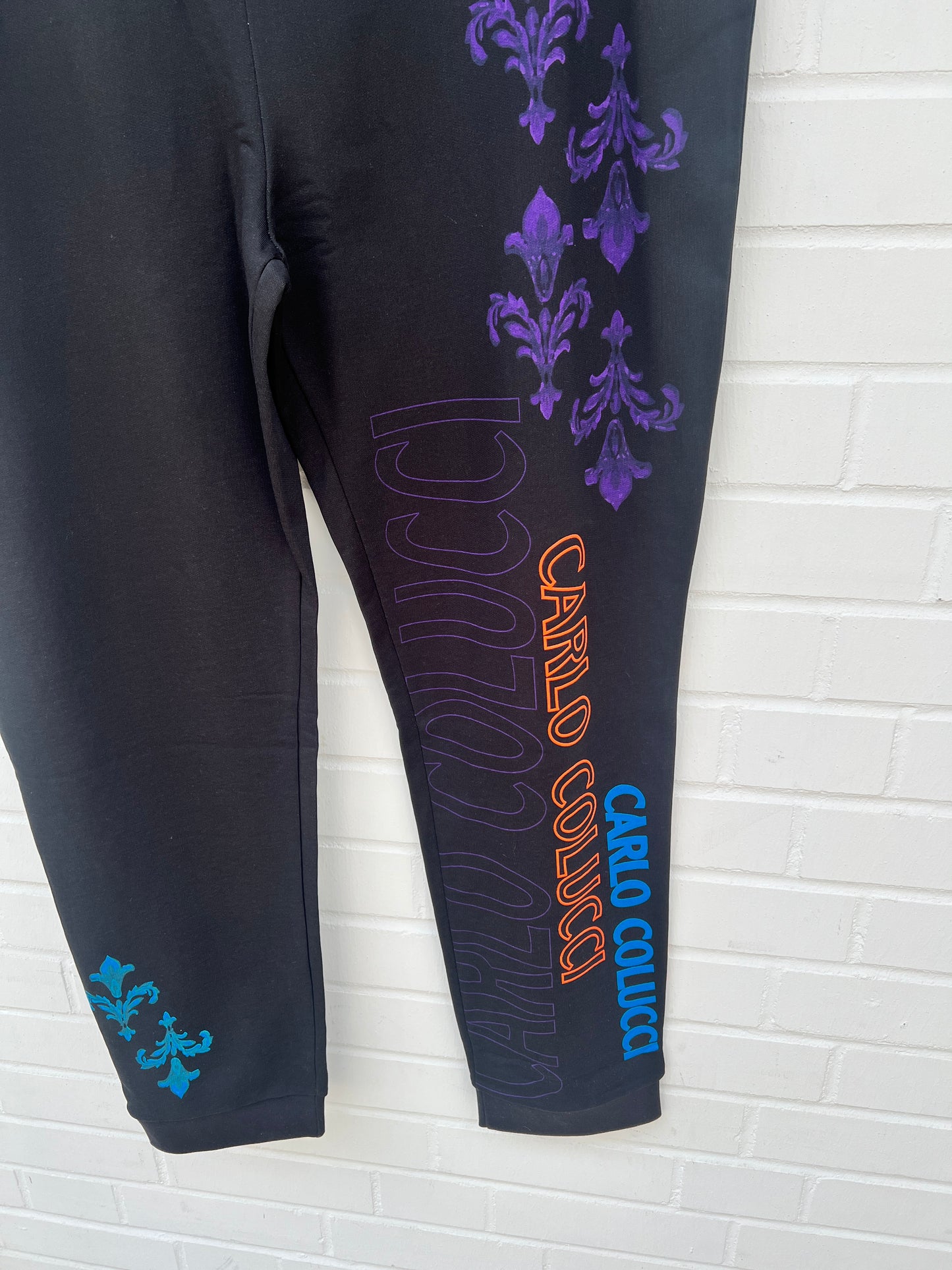 (Stange3) Carlo Colucci Jogger schwarzbunt Gr.4XL
