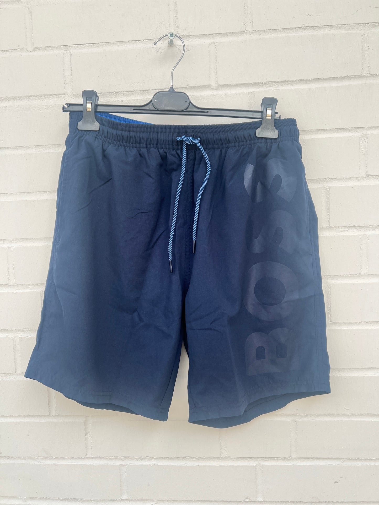 (31) Badehose dunkelblau logo