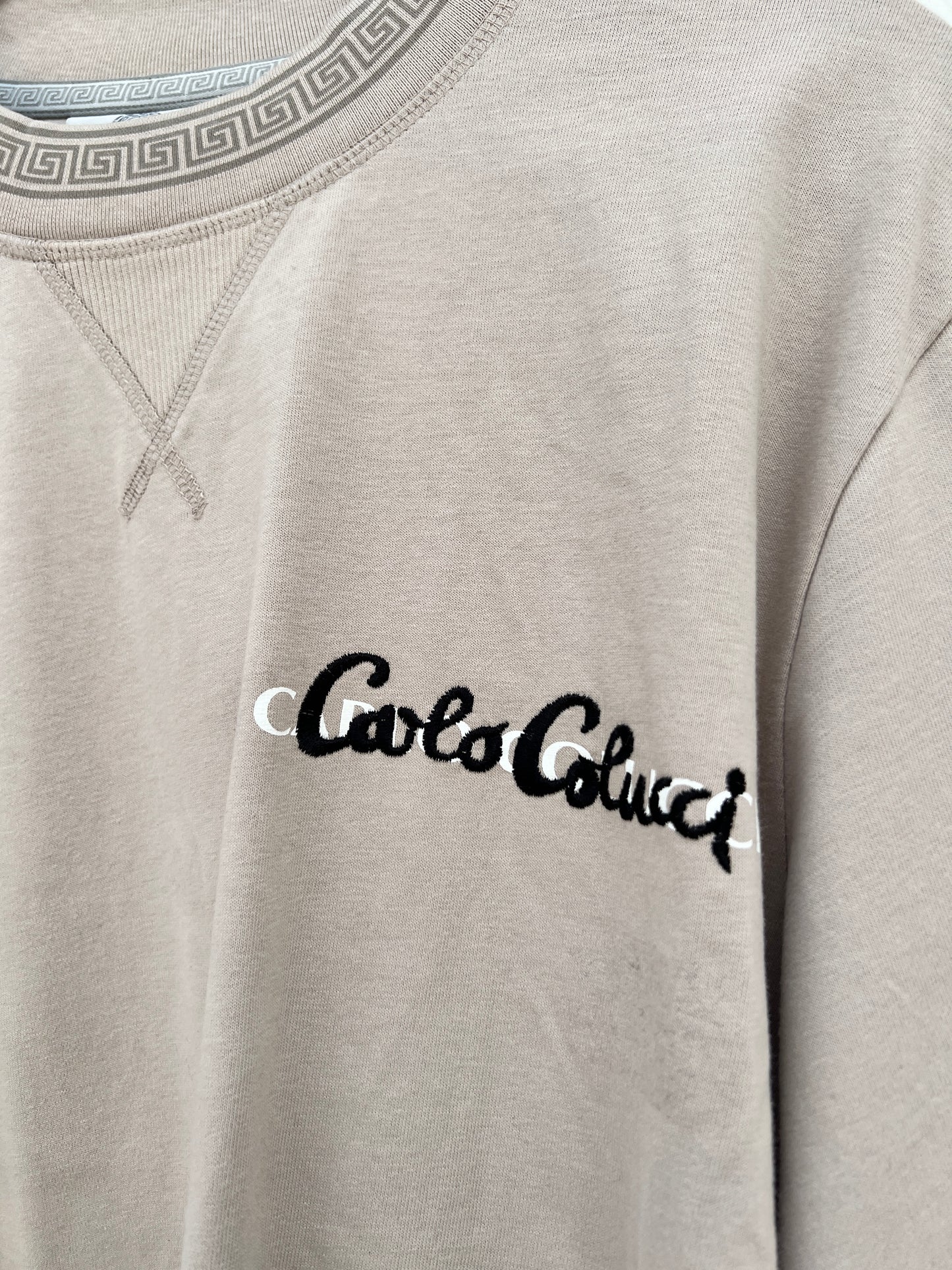 (Stange2) Carlo Colucci Langarmshirt beige Gr.L