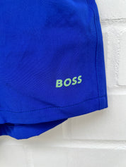 Badehose blau grünlogo Gr.M