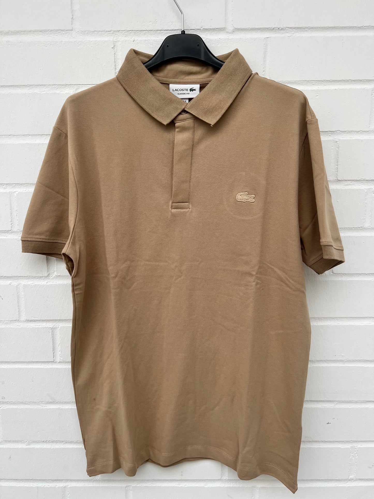 (49) Lacoste Polo Shirt beige (monoton)