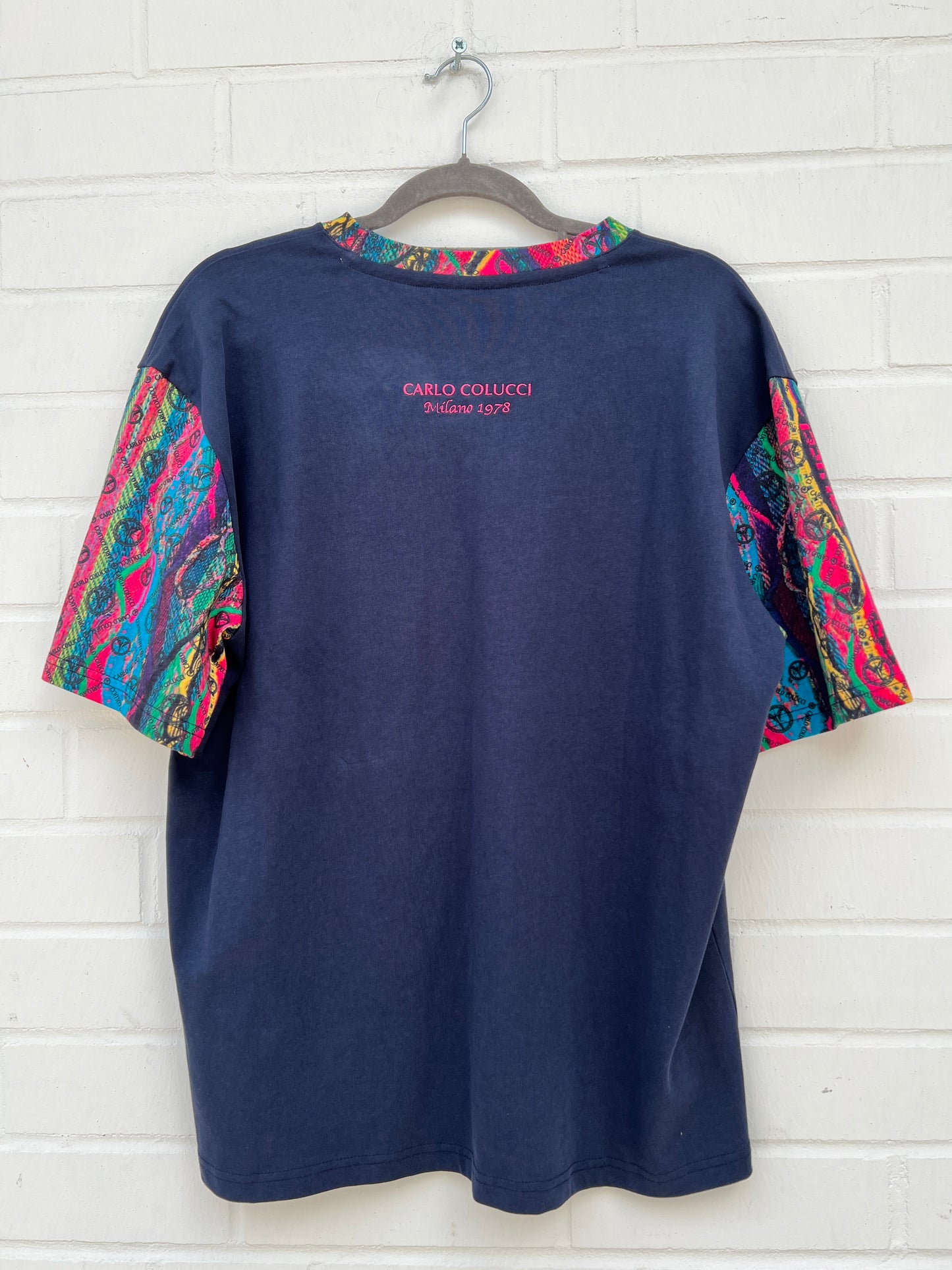 (Stange2) Carlo Colucci Herren Tshirt blaubunt Gr.S