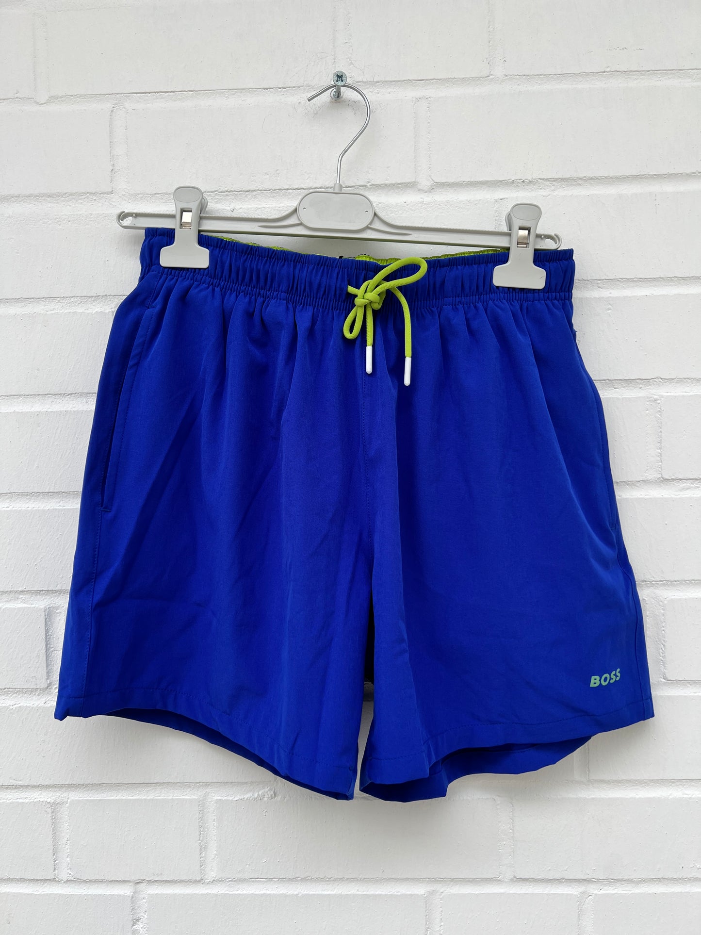 Badehose blau grünlogo Gr.M