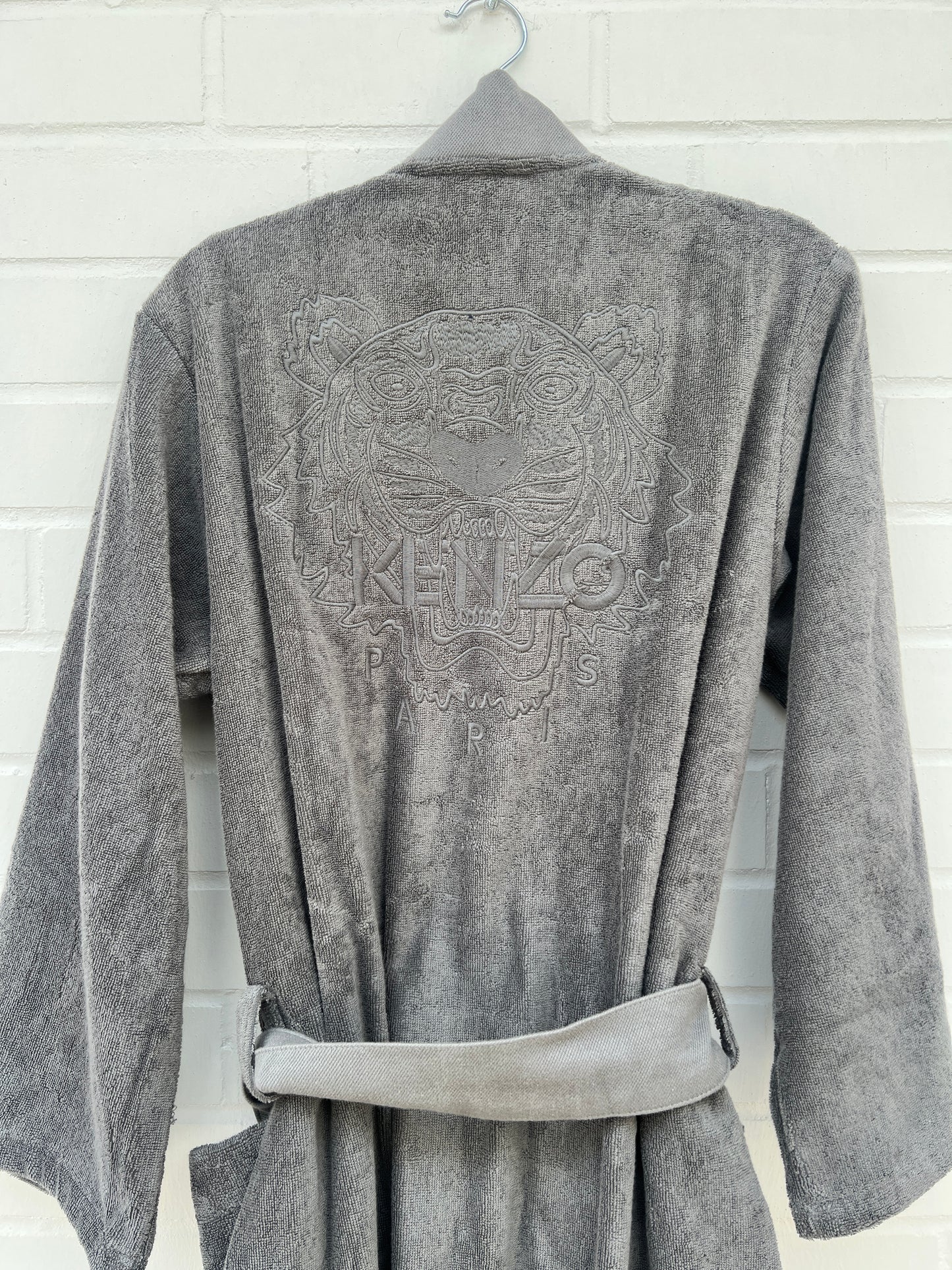 (B3) Kenzo Bademantel grau
