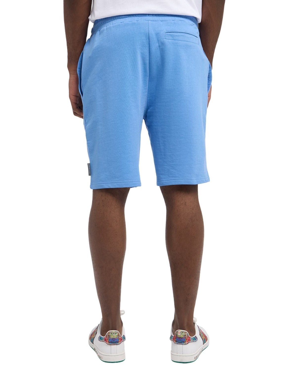 (177+178) Carlo Colucci Anzug Short + Sweatjacke hellblau