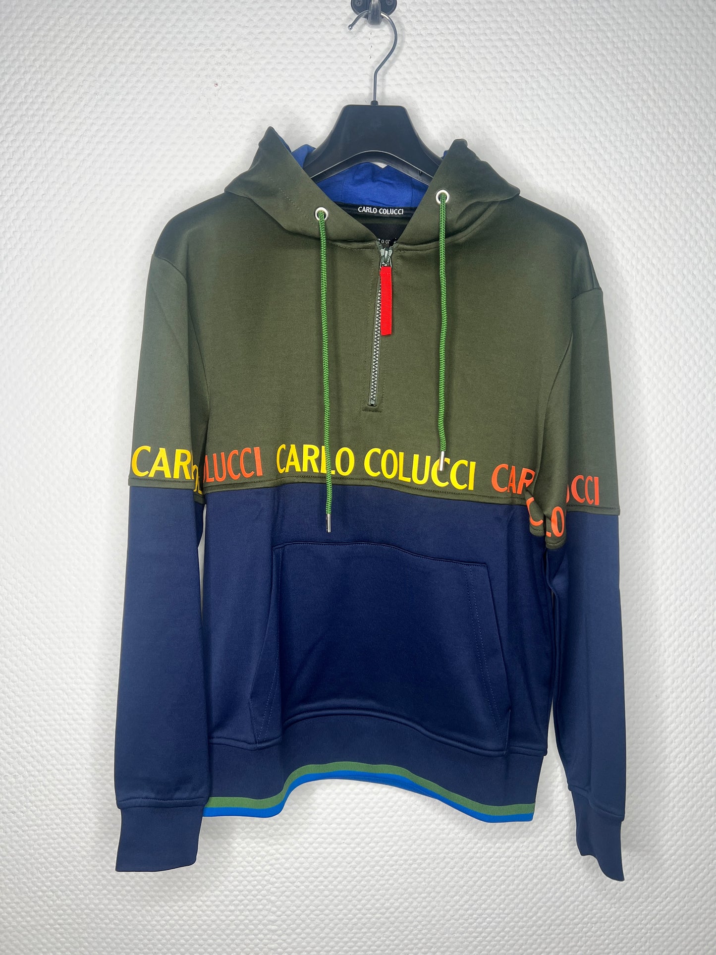 (Stange2) Carlo Colucci Herren Zipp Sweatshirt Gr.S