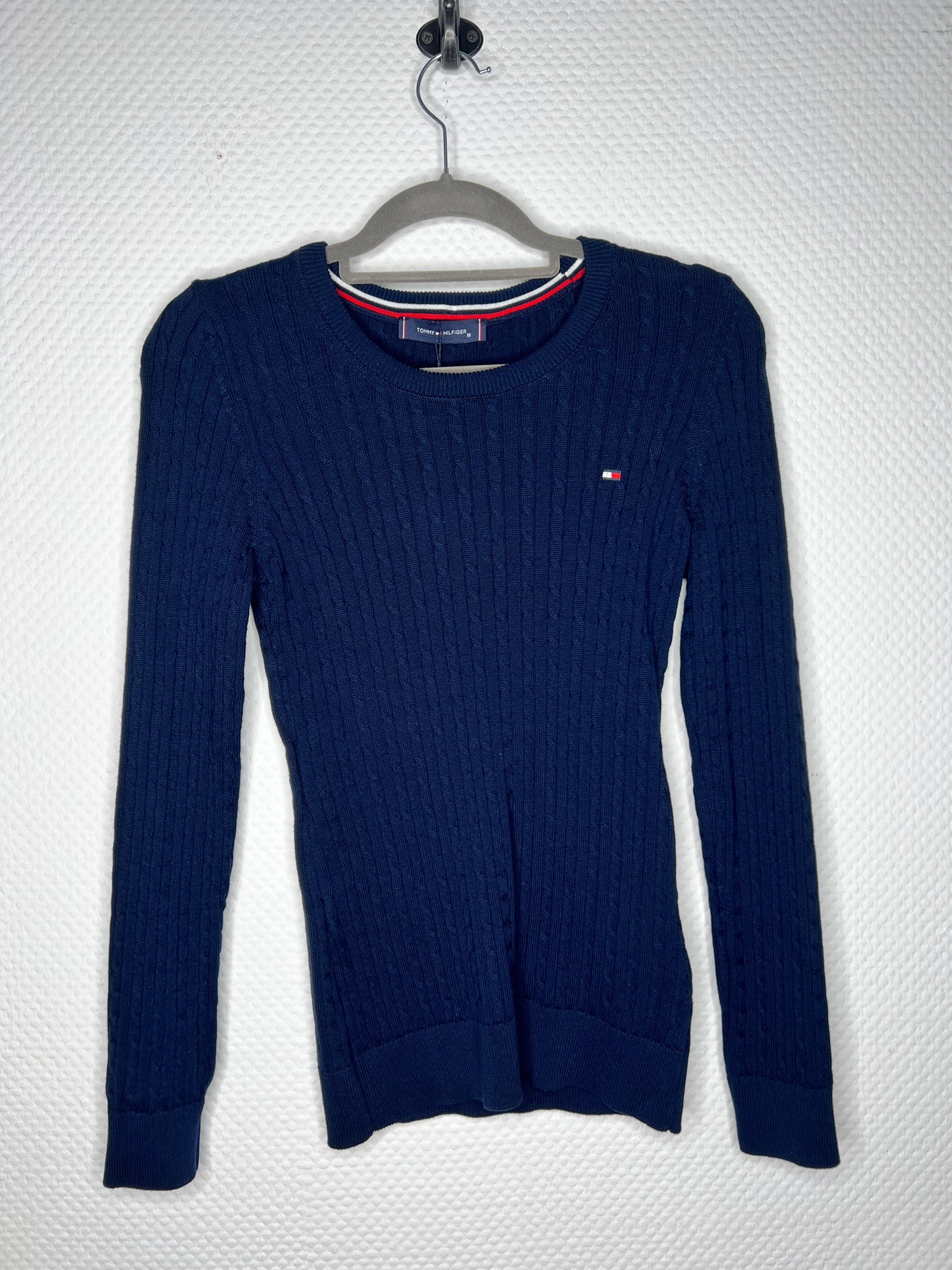 (109) Tommy Hilfiger Strickpullover Damen navyblau Gr.M/L/XL/XXL