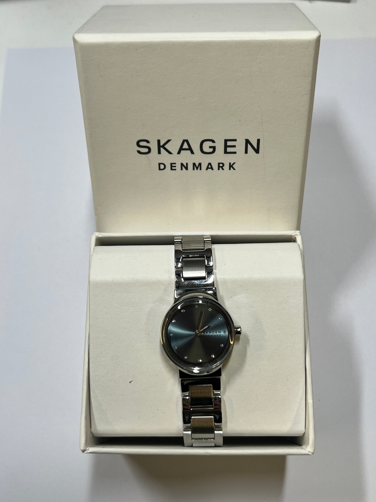 Skagen Denmark Damenuhr silbertürkis