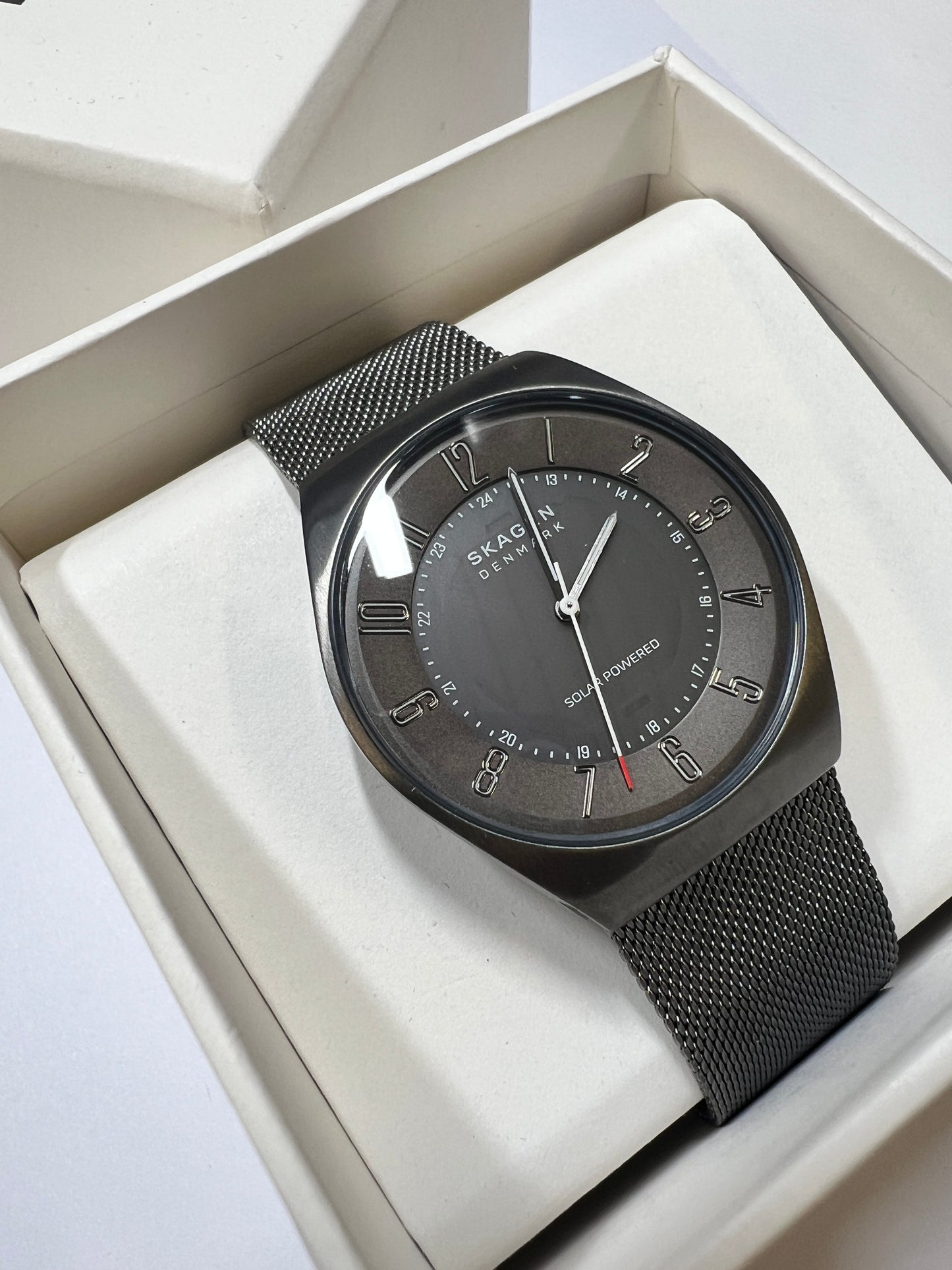 Skagen Denmark Herrenuhr grau