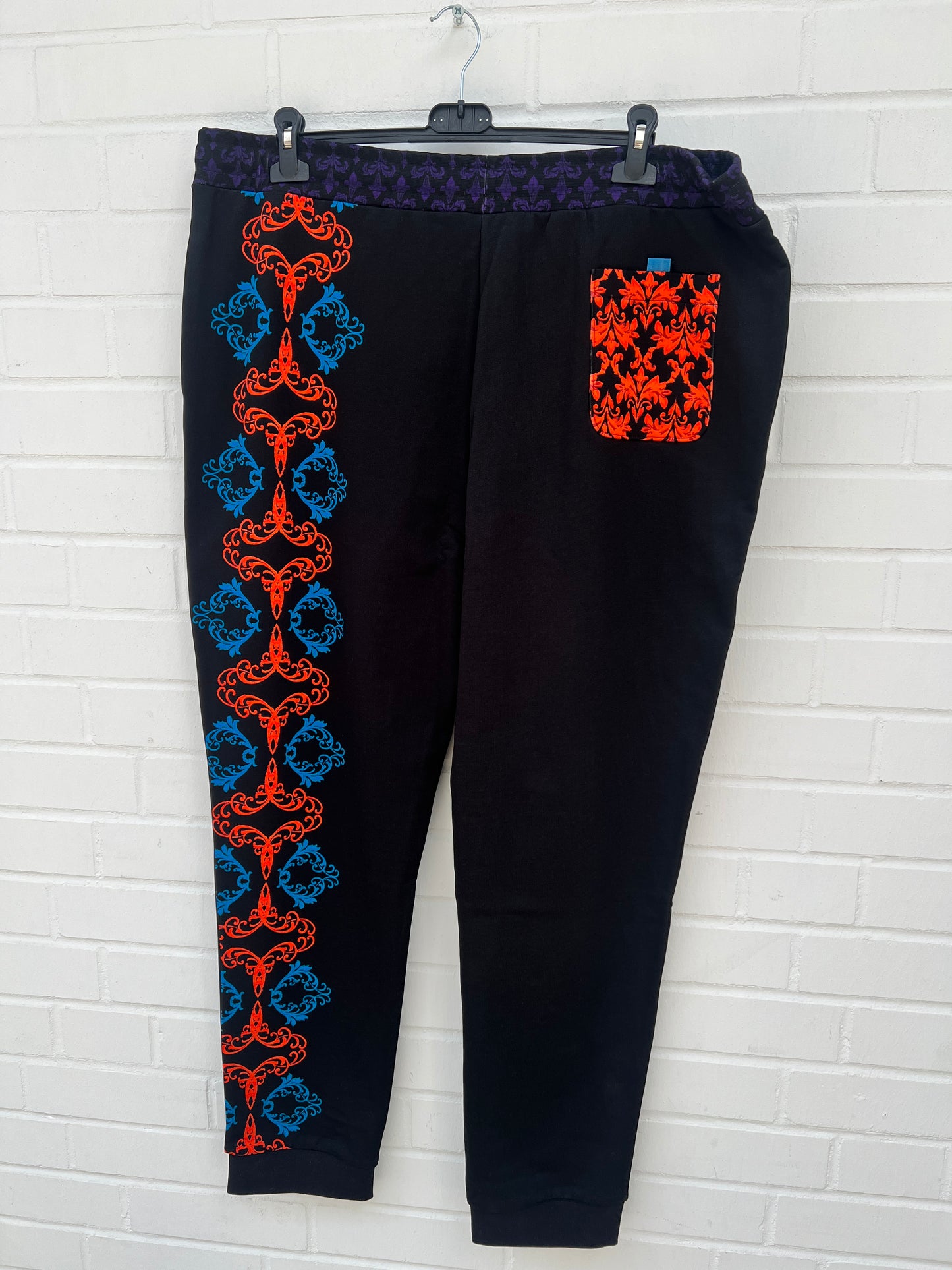 (Stange3) Carlo Colucci Jogger schwarzbunt Gr.4XL