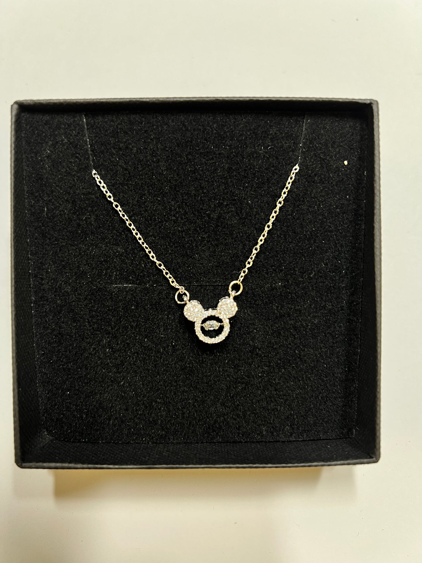 Halskette “Zirkonia Micky” gold/silber (18/19)