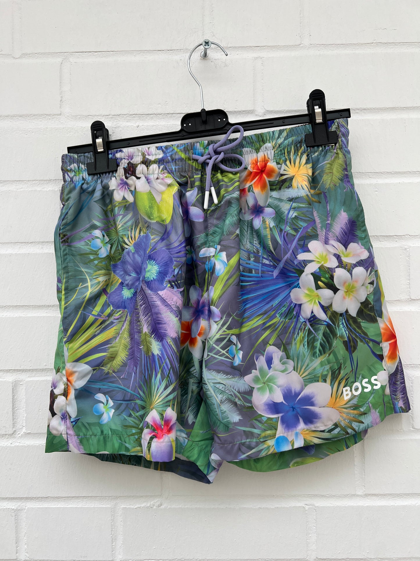 Badehose blumen muster bunt Gr.S