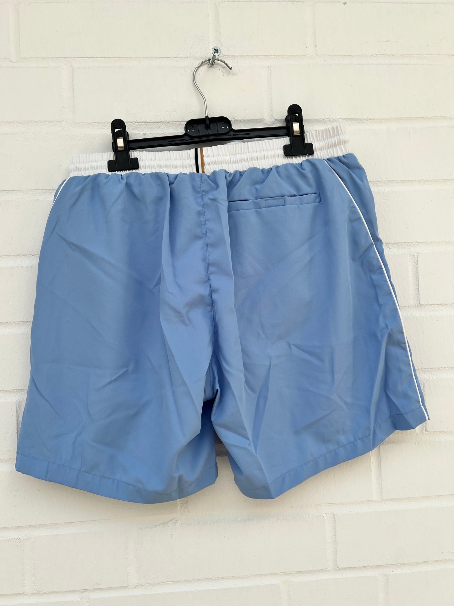 Badehose babyblau weiß Gr.S