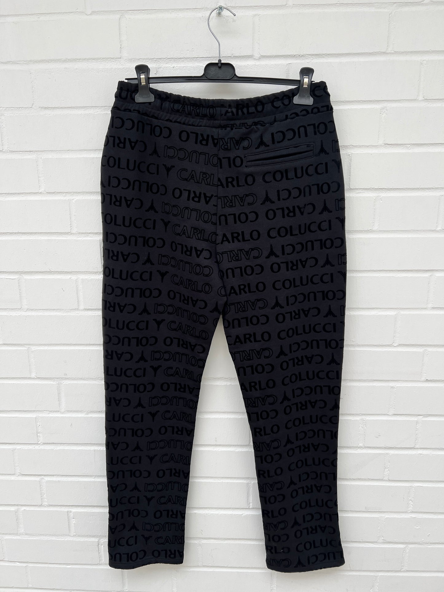 (39) Carlo Colucci Hose Schwarz samt
