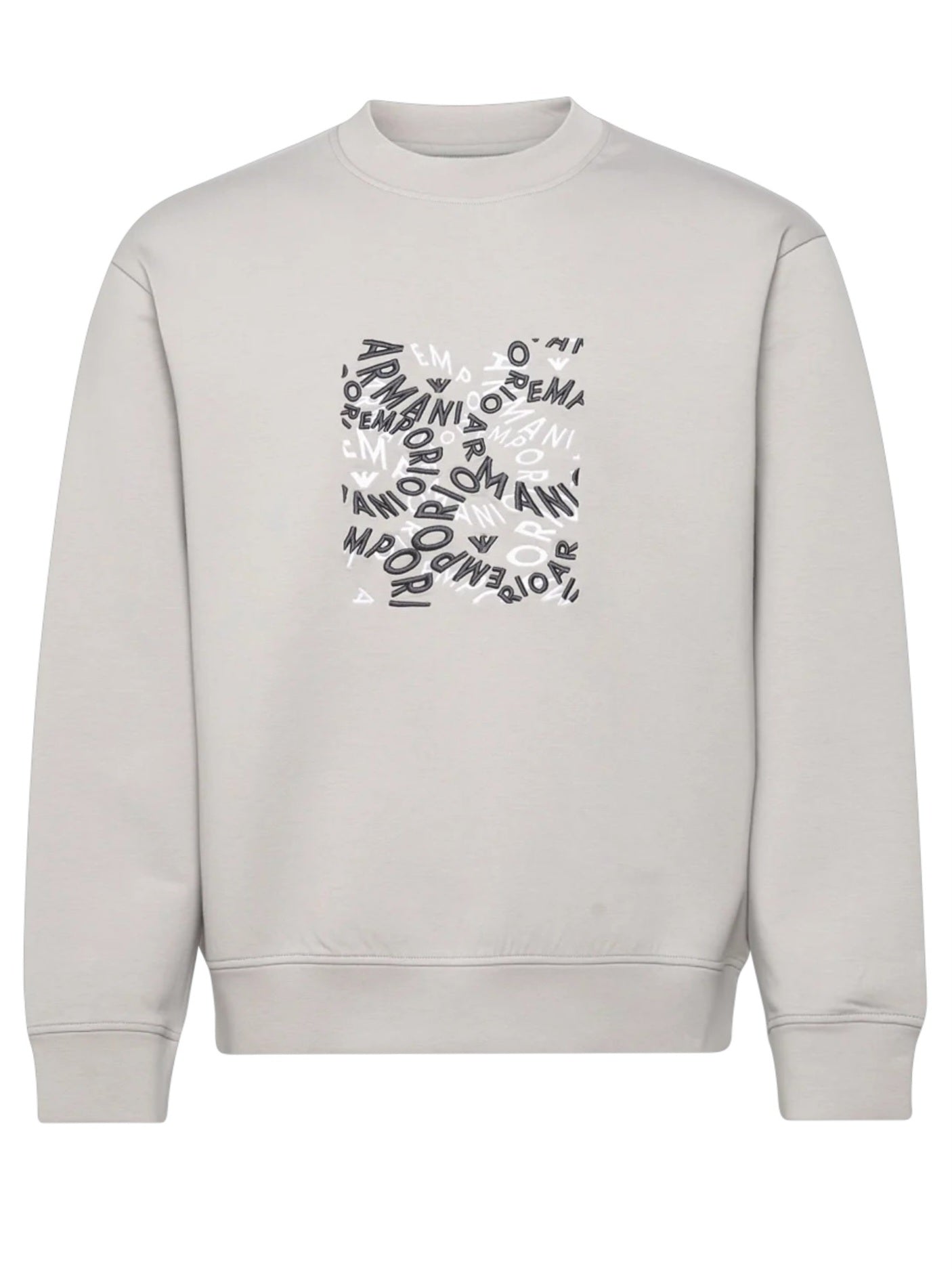 (19) Emporio Armani Sweatshirt weiß gestickt