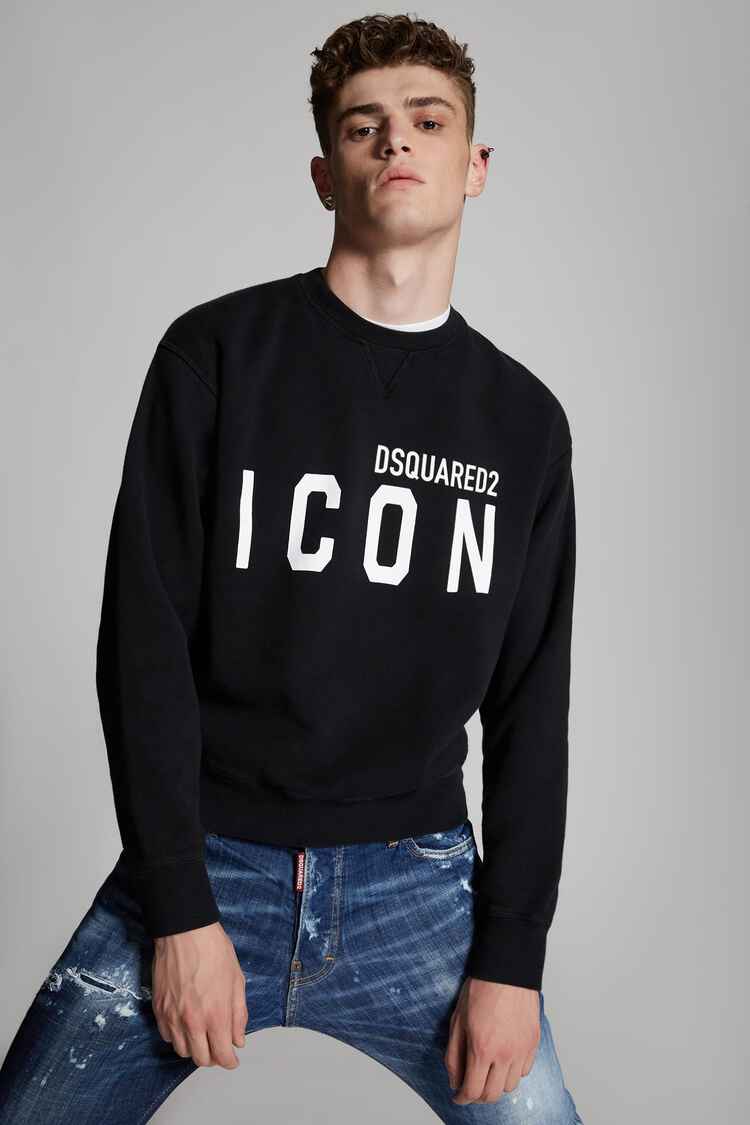 (127) DSQUARED2 Sweatshirt schwarz ICON