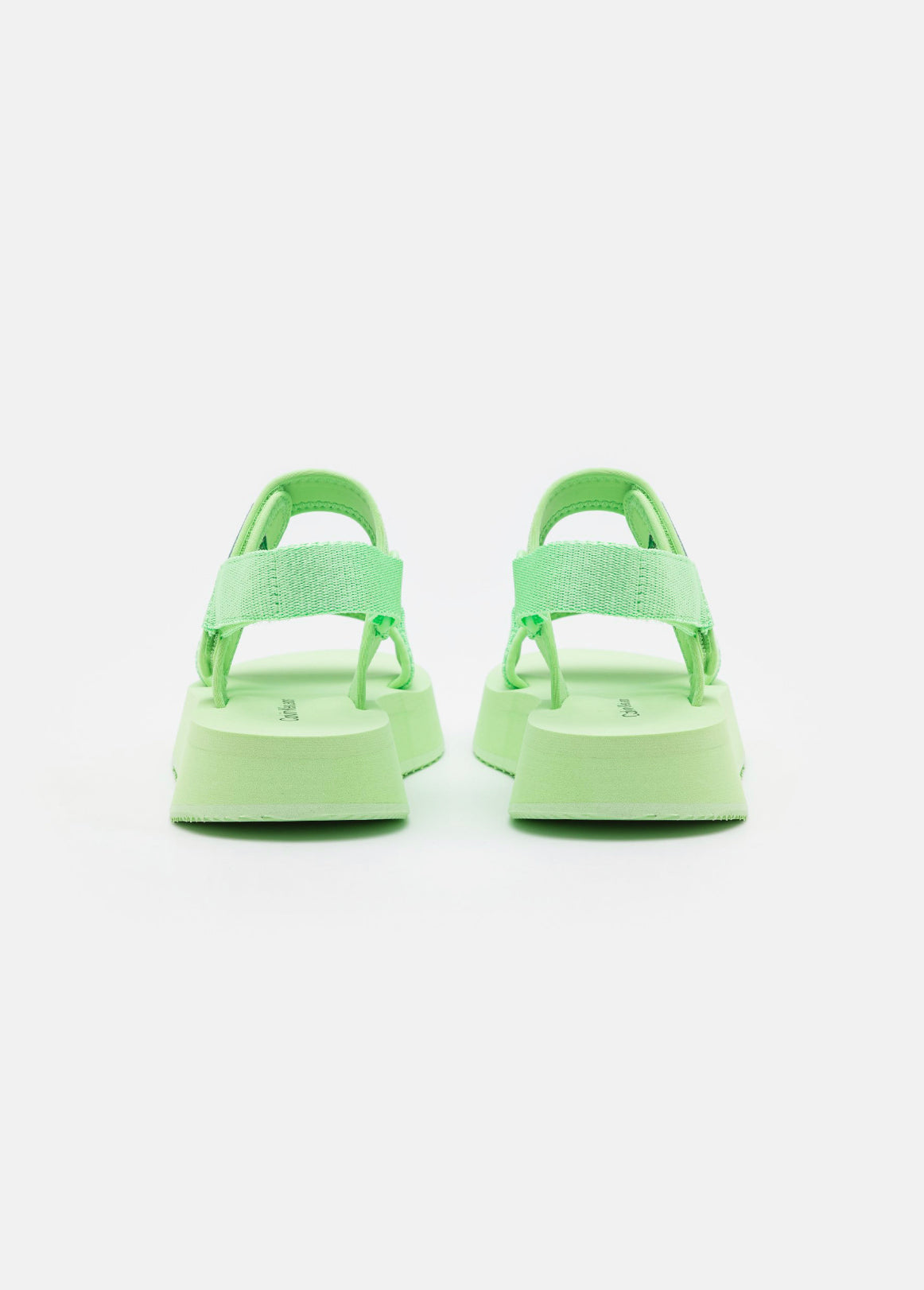 CALVIN KLEIN JEANS sandales à plateforme taille 40 femme vert clair