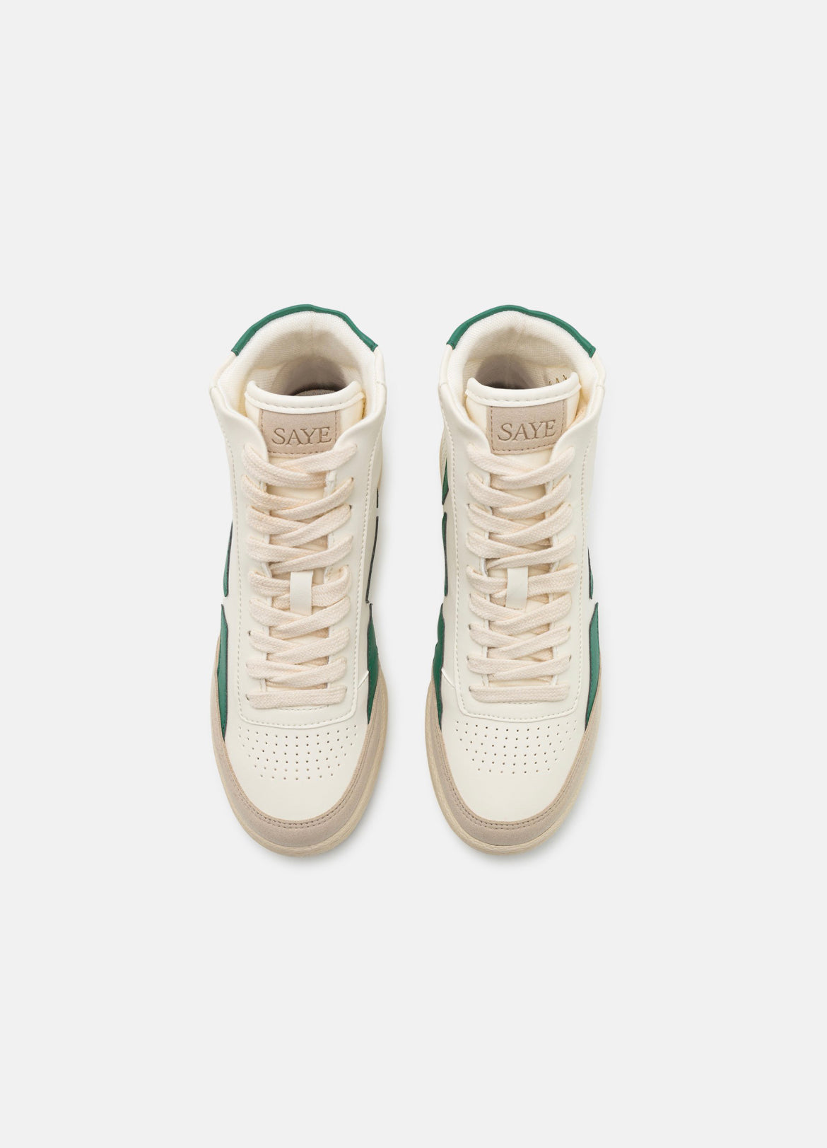 SAYE sneaker haute taille 39,5 pour femmes vert