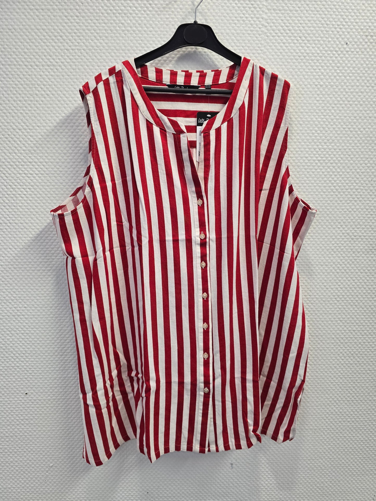 (U14) ULLA POPKEN Tshirt weiß rot 804495 530