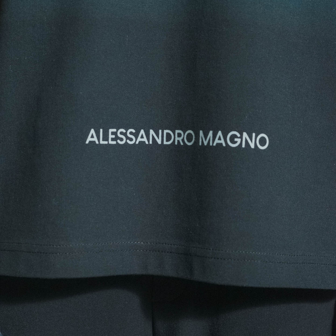(193) Alessandro Magno TShirt midnight blue blau schwarz unisex