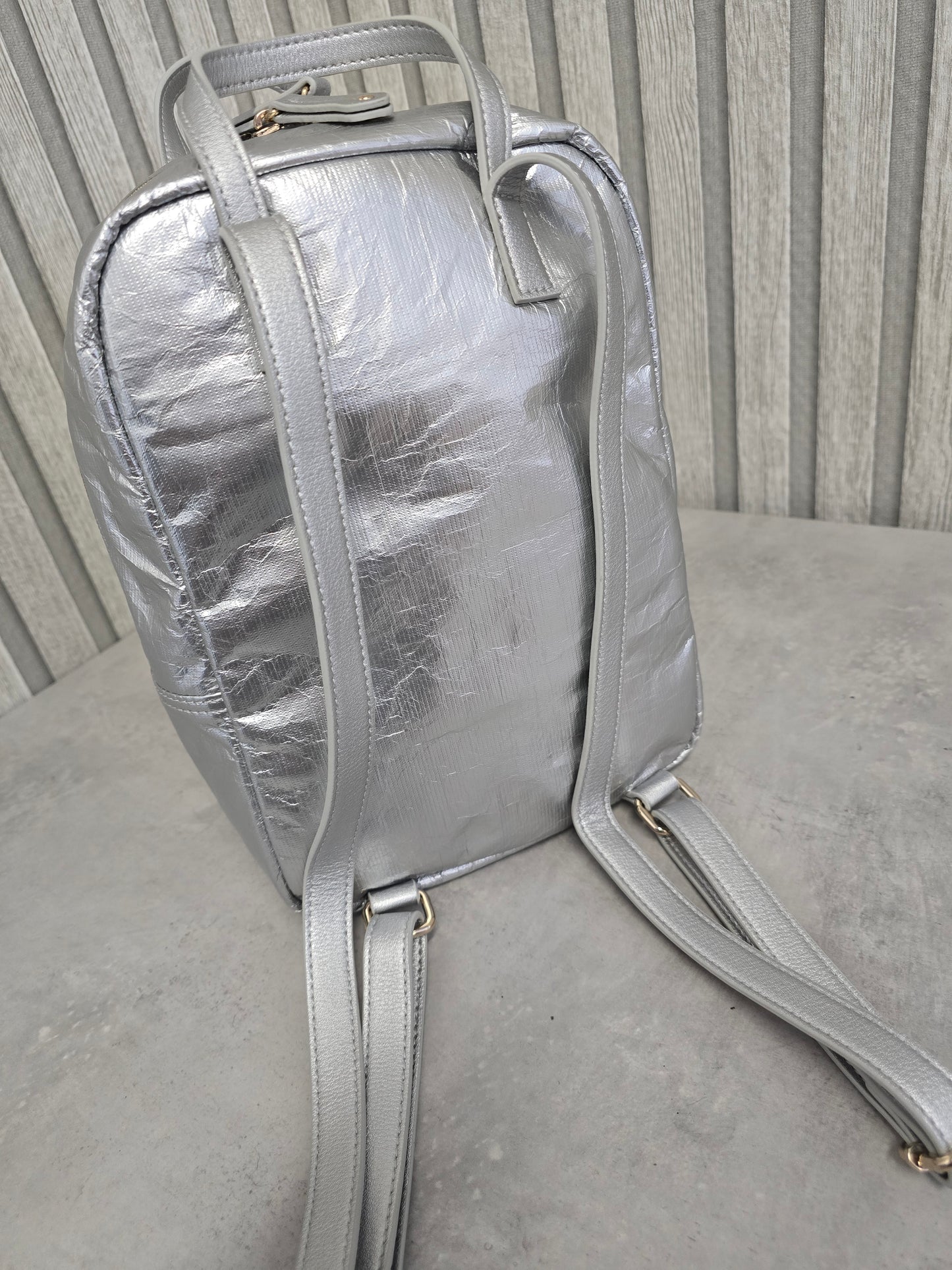 Twinset Milano Rucksack silber