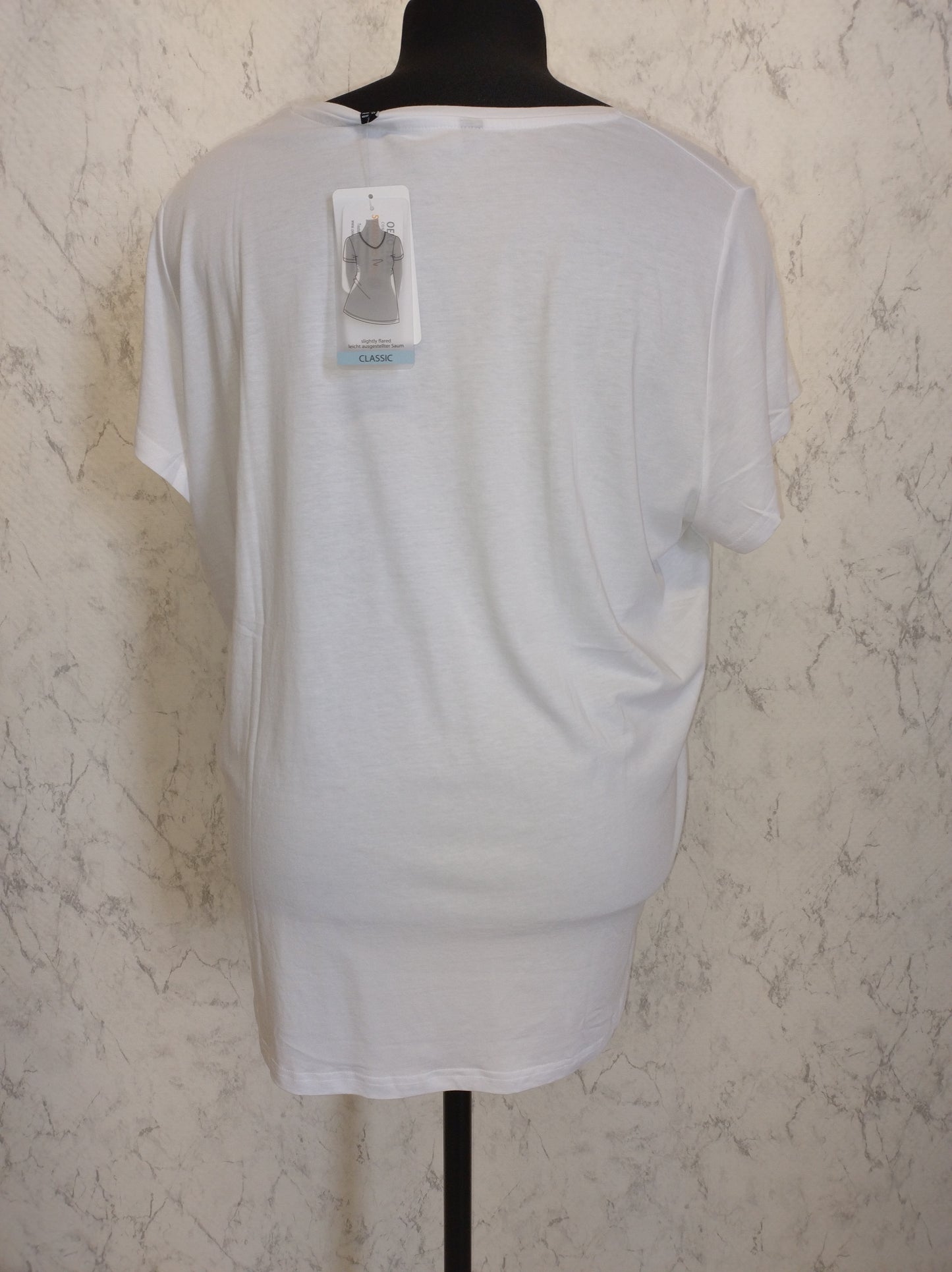 (U31) Ulla Popken T-Shirt weiß 804581 200