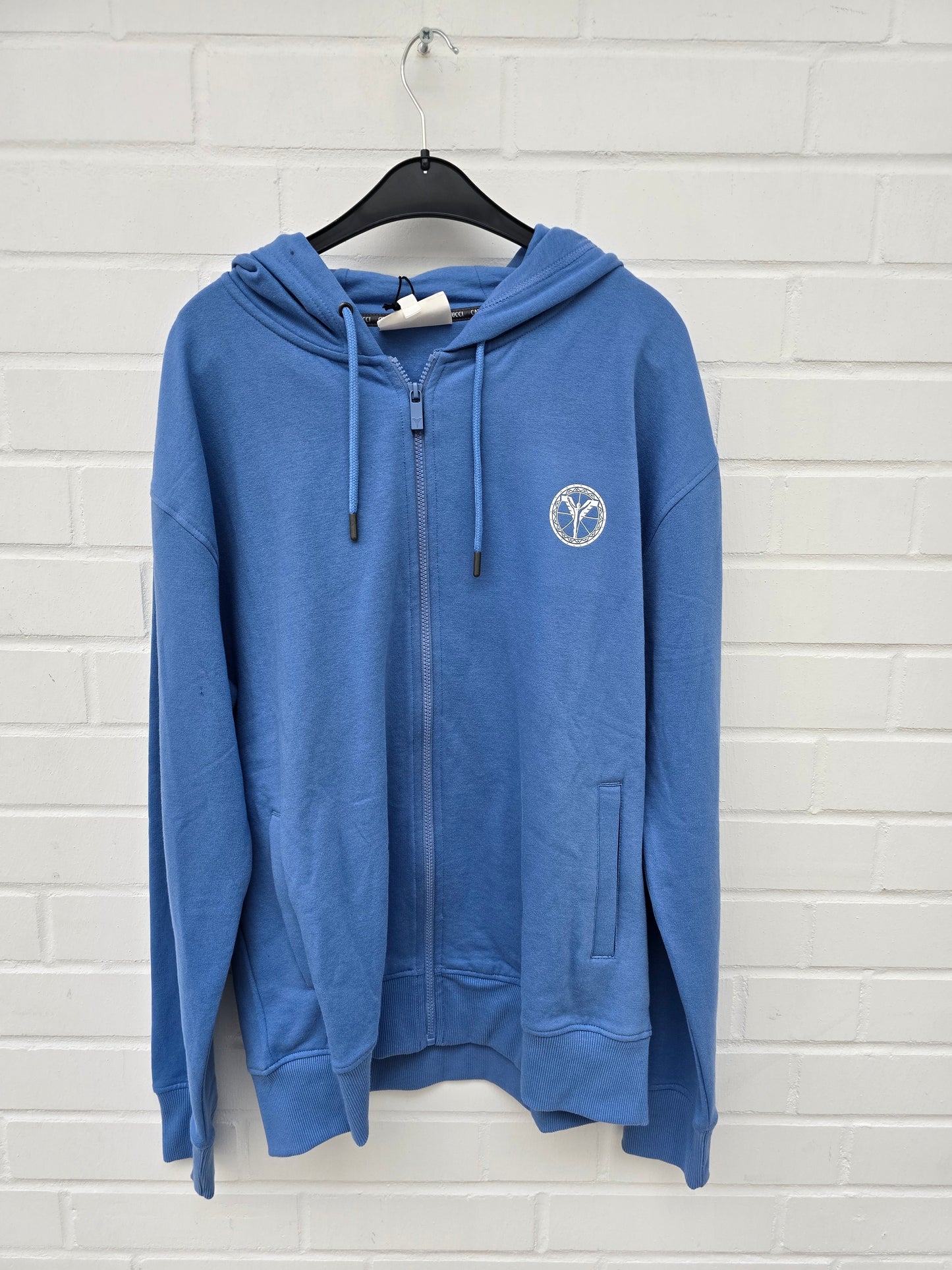 (Stange2) Carlo Colucci Sweatjacke unisex blau XXL
