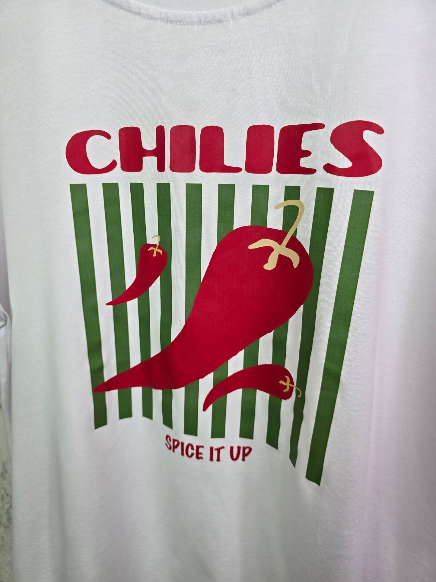 Chilies Tshirt weiß