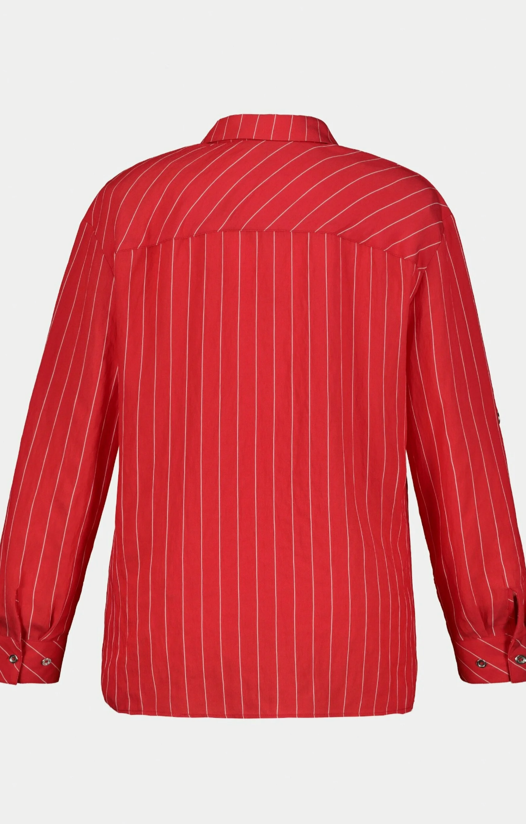 (U30) Ulla Popken Bluse Rot/weiß 791266 530
