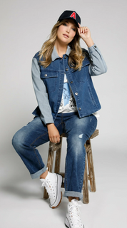 (U5) Ulla Popken Jeansjacke 800277 902