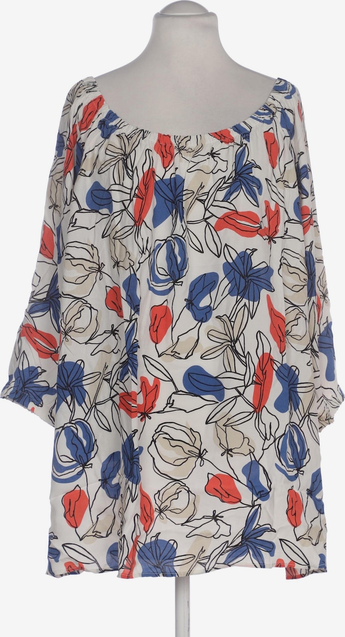 (U31) Ulla Popken Bluse weiß/blau/rot 791381 200