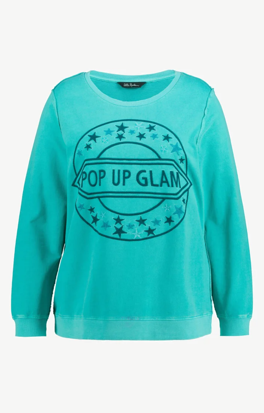 (U3) Ulla Popken Pullover türkis 809930 457