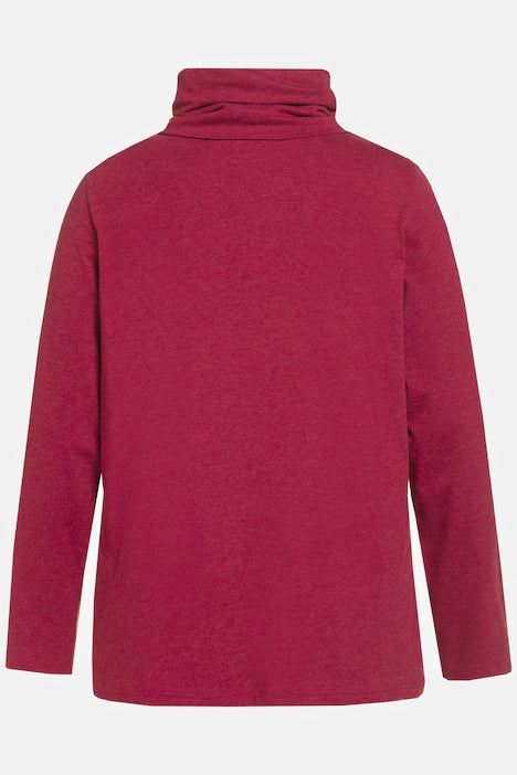 (U31) Ulla Popken Langarmshirt Rot 810002 540