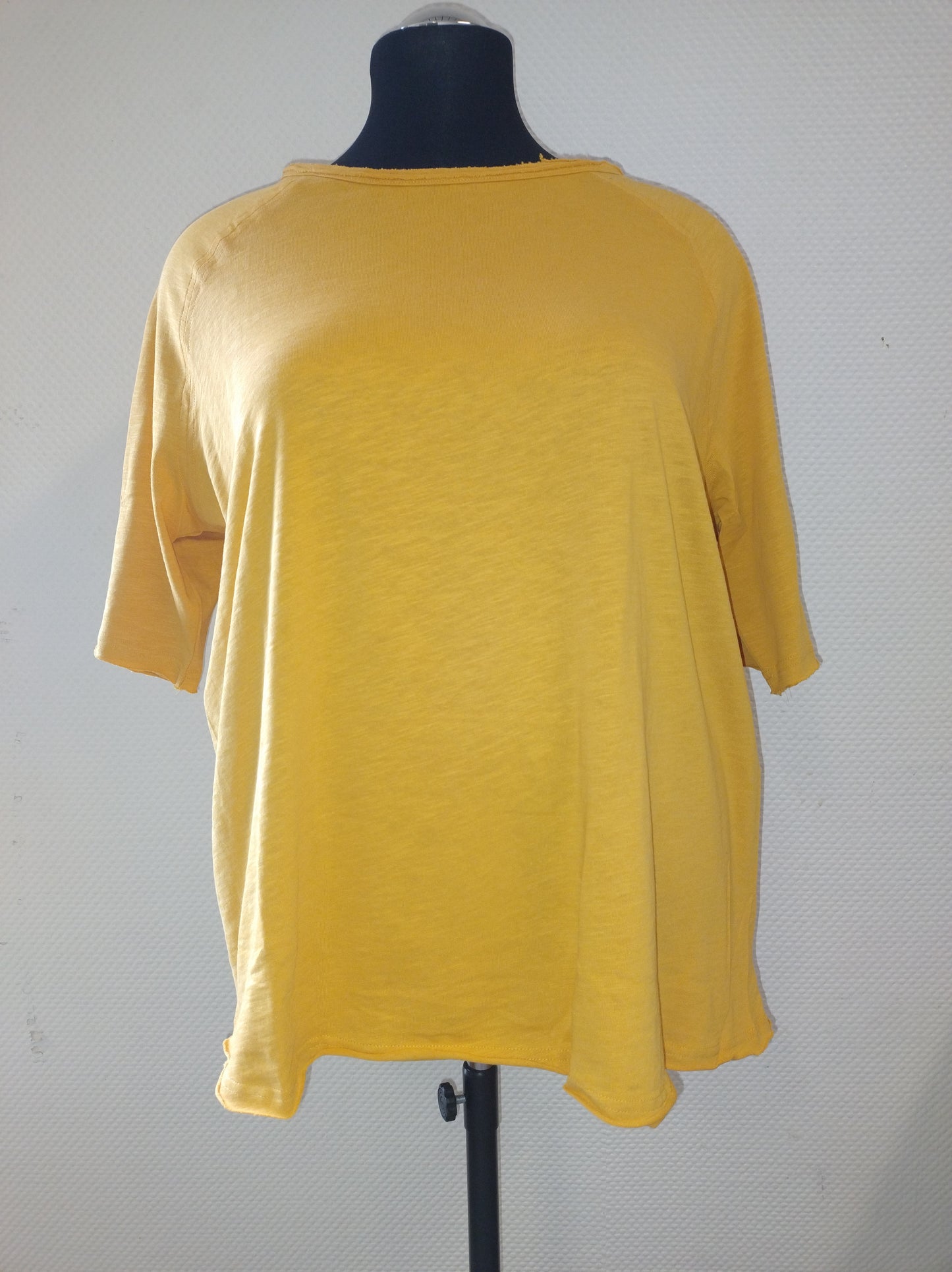(U29) Ulla Popken T-Shirt Gelb 810401 661