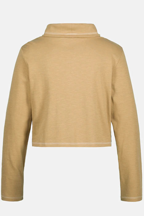(U31) Ulla Popken Langarmshirt beige 807746 315