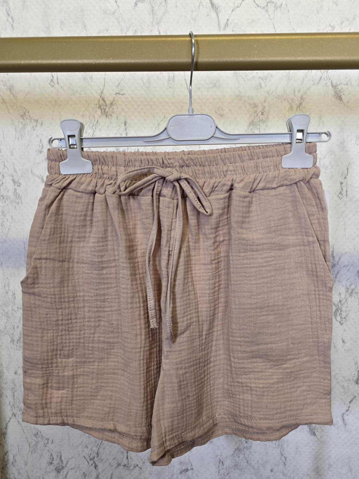 Short Musselin Sommer luftig