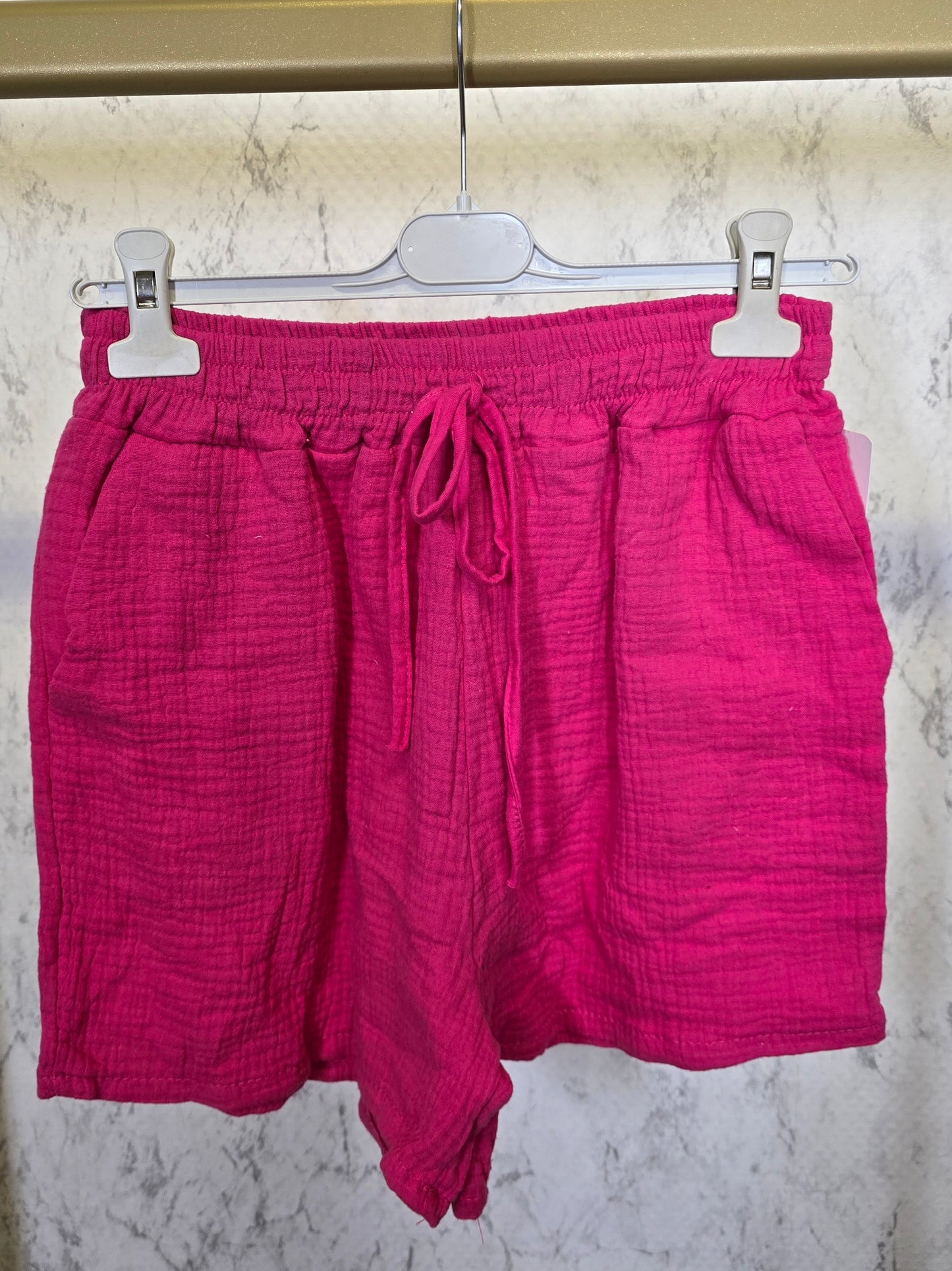 Short Musselin Sommer luftig