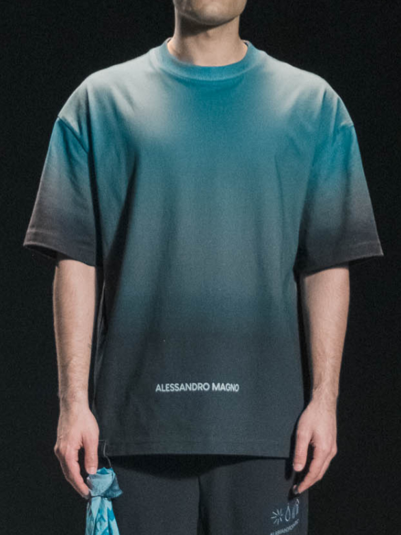 (193) Alessandro Magno TShirt midnight blue blau schwarz unisex