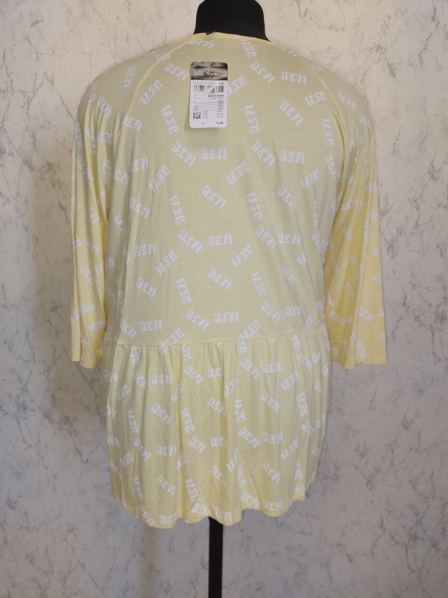 (U33) Ulla popken Langarmshirt Gelb 803373 608