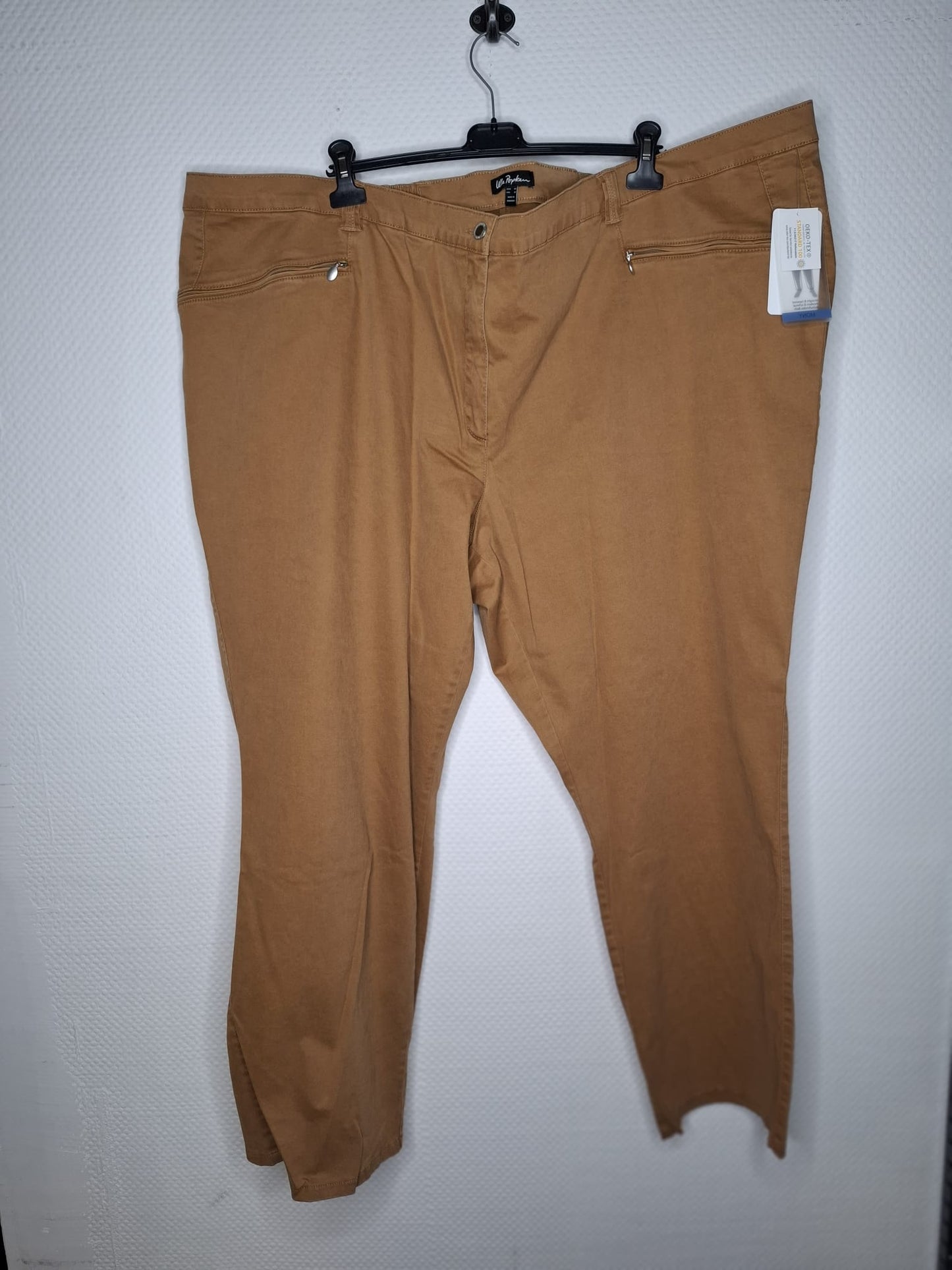 (U12) Ulla Popken Hose braun 712361 33