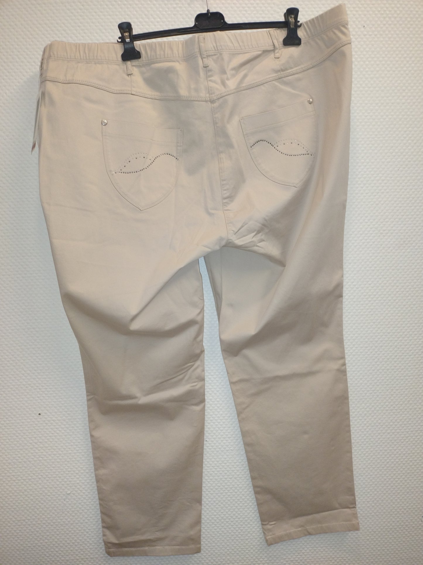 (U3) Ulla Popken Hose beige 802961 150