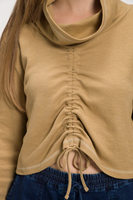(U31) Ulla Popken Langarmshirt beige 807746 315