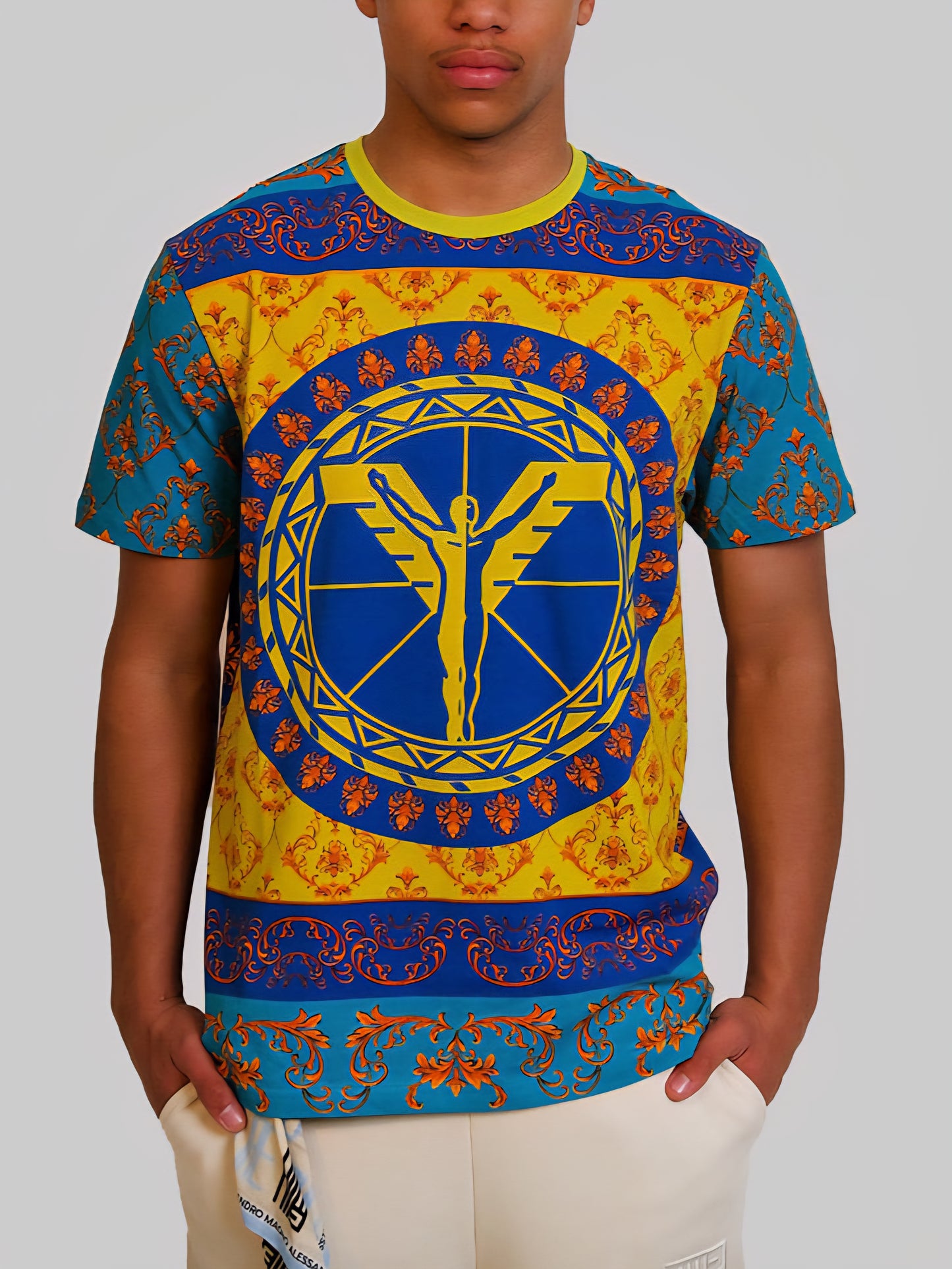 (56) Carlo Colucci Tshirt bunt