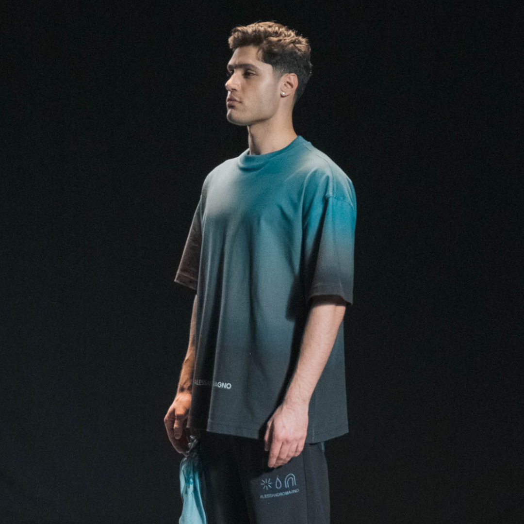 (193) Alessandro Magno TShirt midnight blue blau schwarz unisex